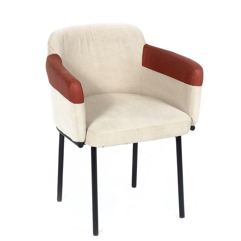 Καρέκλοπολυθρόνα ξύλινη με ύφασμα