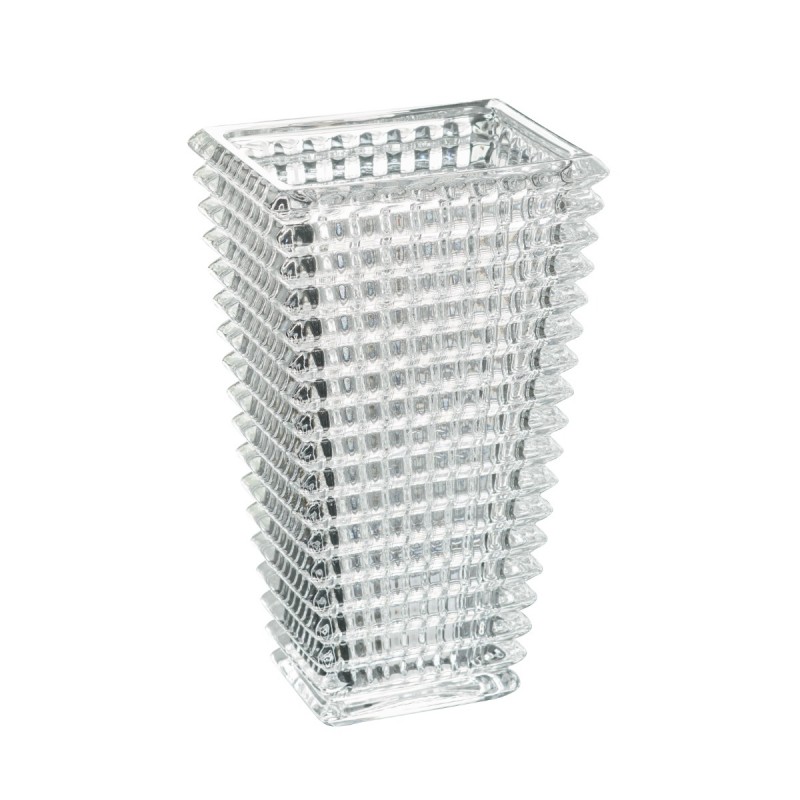 Artekko Glassy Διακοσμητικό Βάζο Γυαλί Διάφανο (16,5x12x28)cm