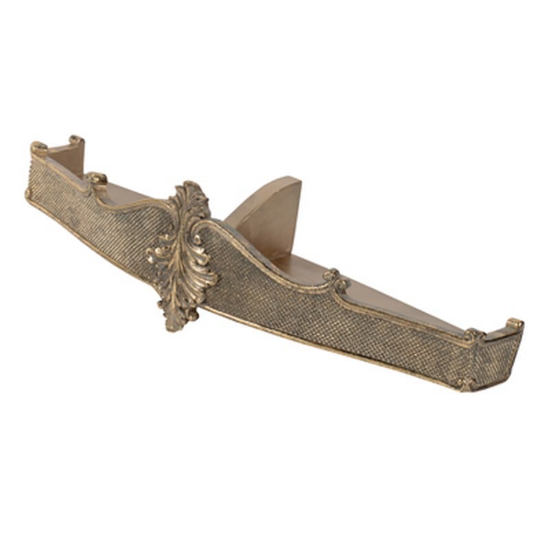 Artekko Thiudsu Χρυσό Ράφι Τοίχου Ρητίνη (59x16x15)cm Artekko Thiudsu Χρυσό Ράφι Τοίχου Ρητίνη (59x16x15)cm