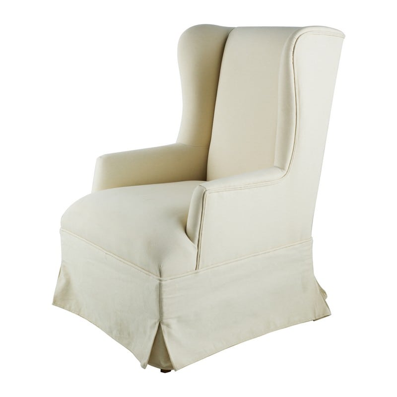 Μπερζέρα υφασμάτινη λευκή 66 * 78.7 * 110.5cm