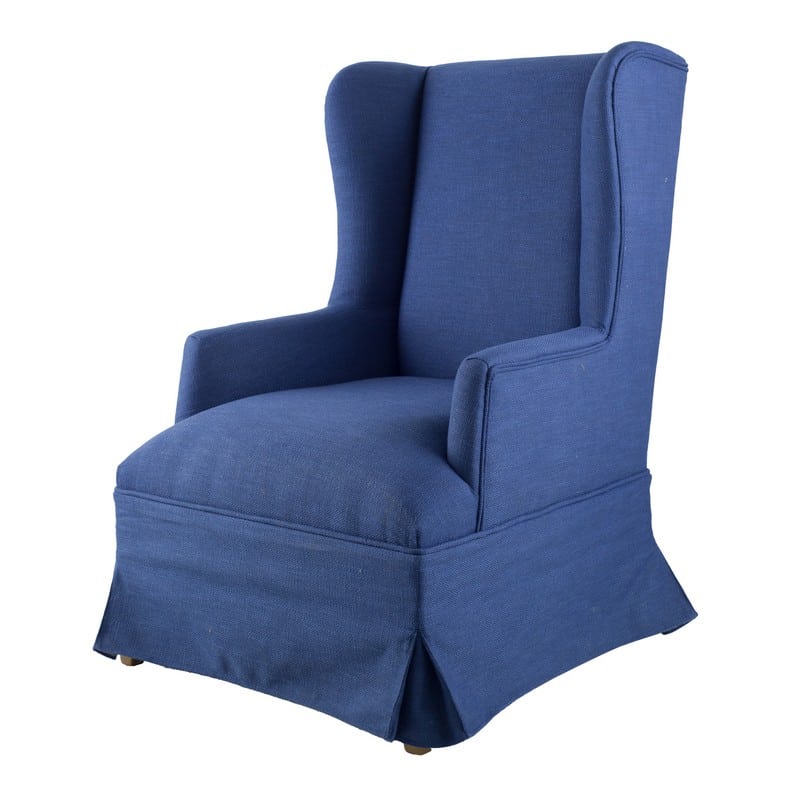 Μπερζέρα υφασμάτινη μπλε 66 * 78.7 * 110.5cm