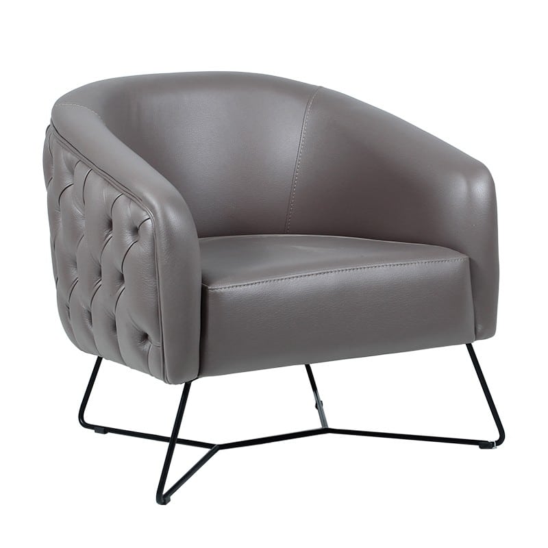 Πολυθρόνα 75x75x80 MOON  τεχνόδερμα 4003