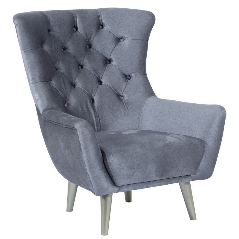 Μπερζέρα 78x75x105 ZUMRUT ύφασμα IGA 1034 και GOLD μεταλλικά πόδια