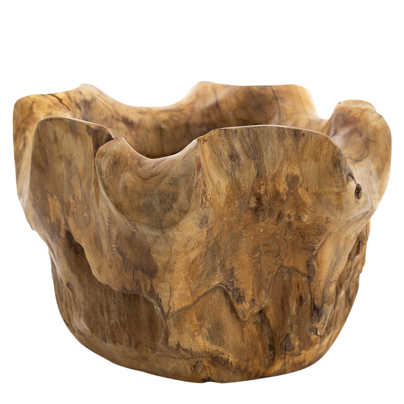 Artekko Hobart Φρουτίερα από Φυσική Ρίζα Τικ (35x30x20)cm