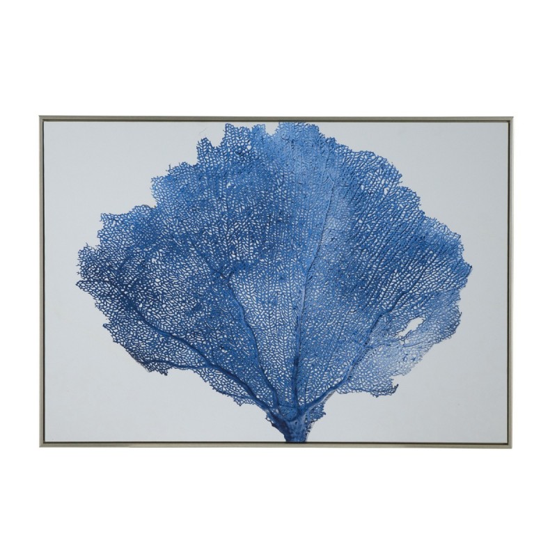 Artekko Mahana Coral Πίνακας Καμβάς με Κορνίζα Ξύλο/Καμβάς Μπλε (100x3.5x70)cm