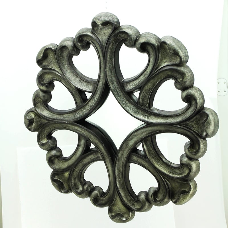 Καθρέπτης αντικέ με σκαλιστά σχέδια-Καθρέφτης