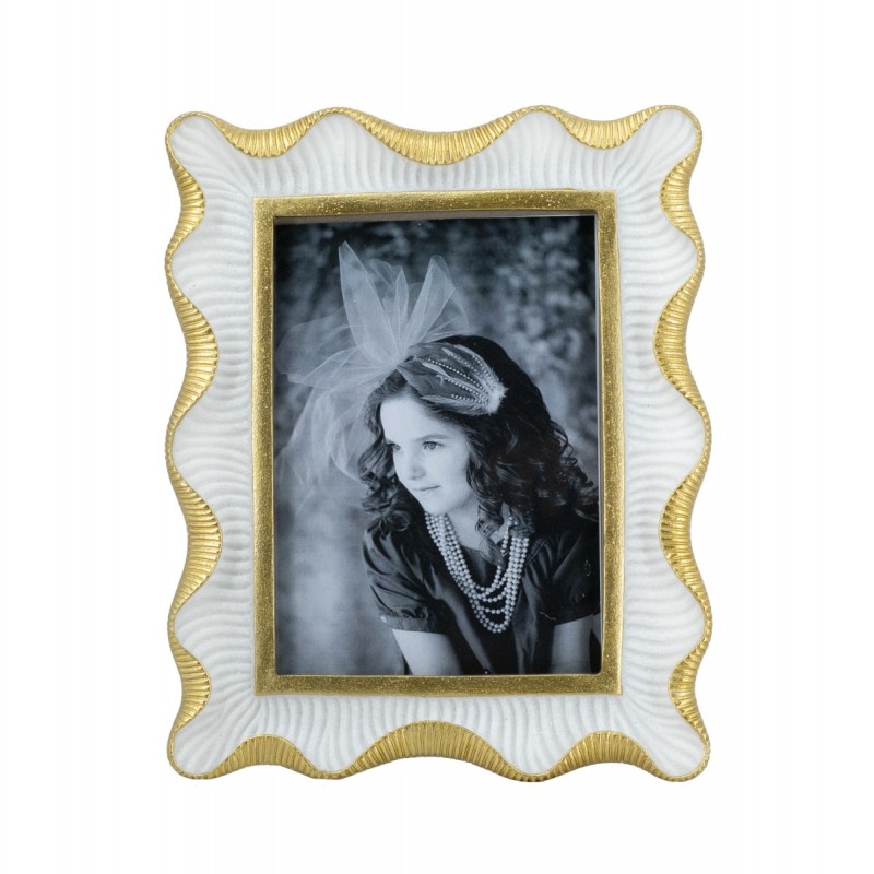 Artekko Frame Λευκή Κορνίζα Ρητίνης για Φωτογραφία 4Χ6