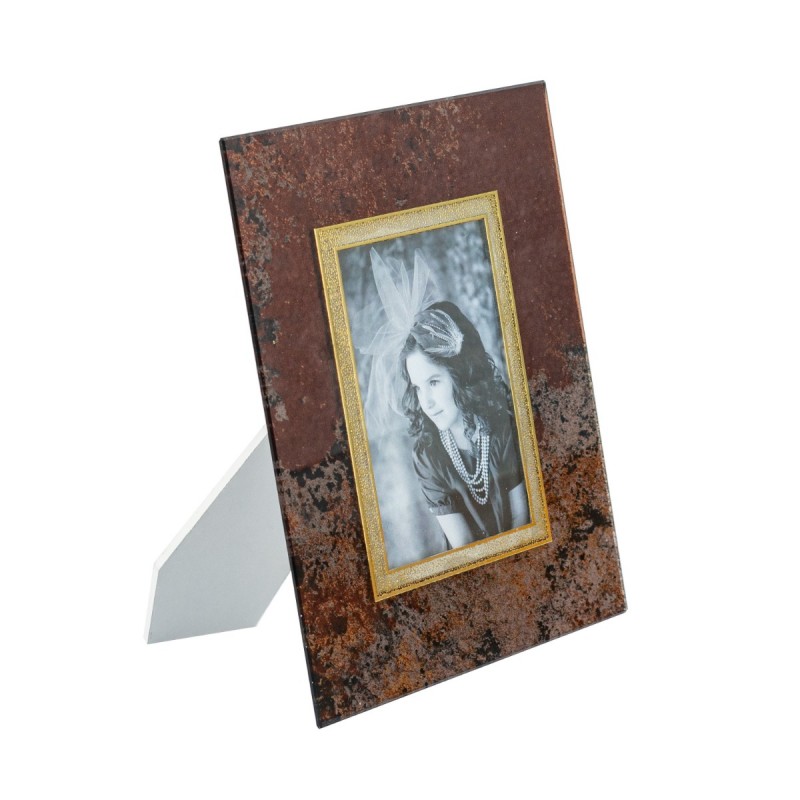 Artekko Zenn Καφέ Γυάλινη Κορνίζα για Φωτογραφία 4Χ6