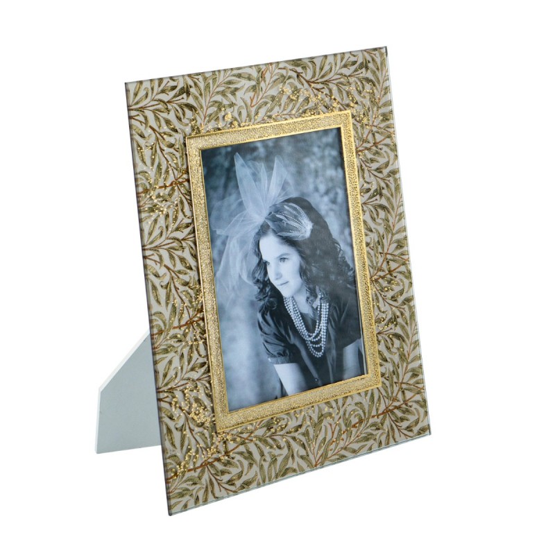 Artekko Zenn Πολύχρωμη Γυάλινη Κορνίζα για Φωτογραφία 5Χ7