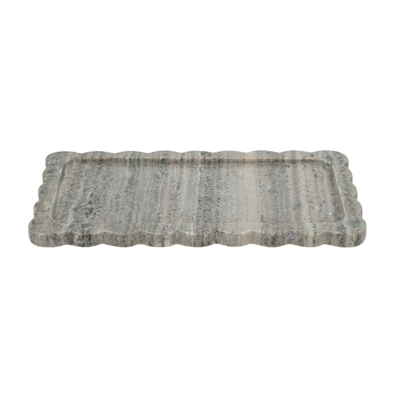 Artekko Marble Γκρι Μαρμάρινος Δίσκος Πλατό (35.5x20x1.8)cm