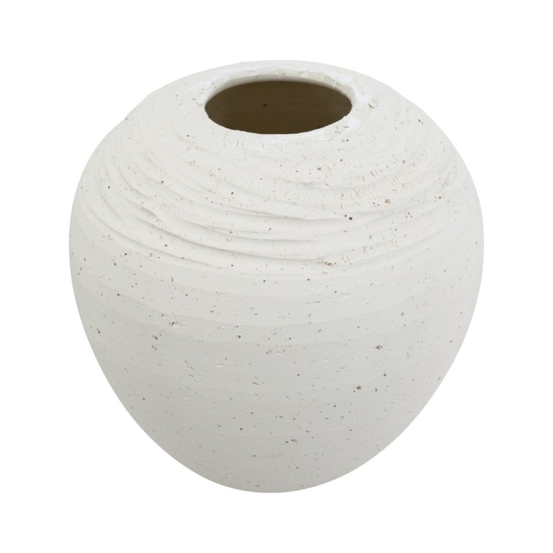 Artekko Antique Λευκό Κεραμικό Βάζο (18.5x18.5x17.2)cm