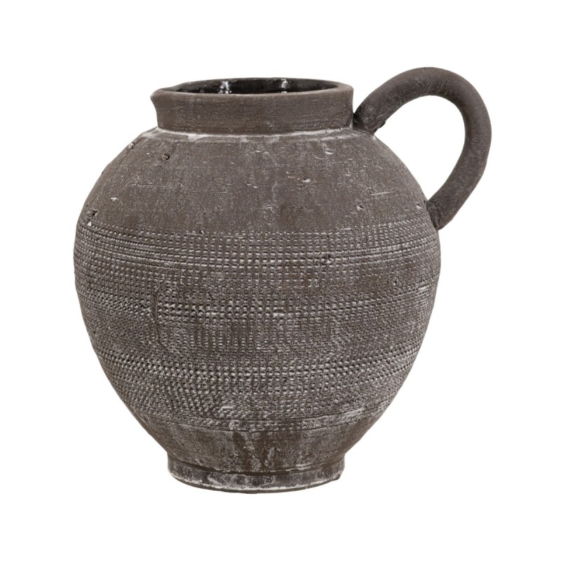 Artekko Antique Κεραμικό Βάζο σε Μαύρη Πατίνα (20.3x17.2x19.2)cm