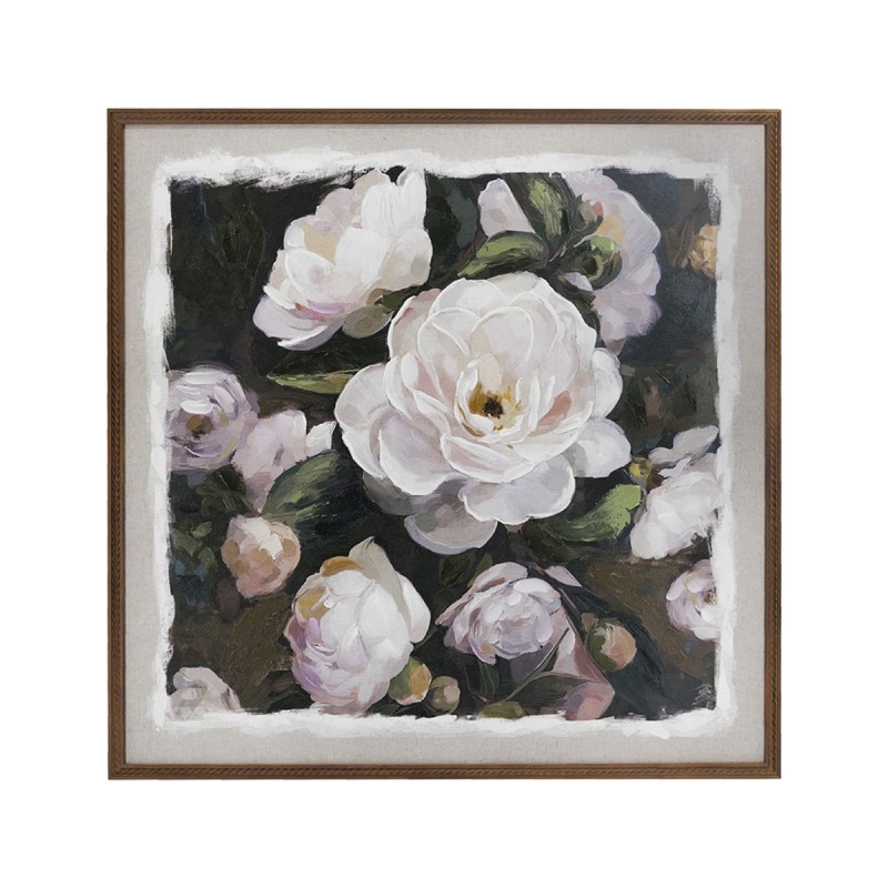 Artekko Canvasia Πολύχρωμος MDF Πίνακας σε Καμβά με Ξύλινη Κορνίζα (100x3x100)cm