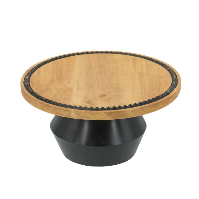 Artekko Gaia Καφέ Ξύλινη Ορντερβιερα Πλατό (30x30x15)cm