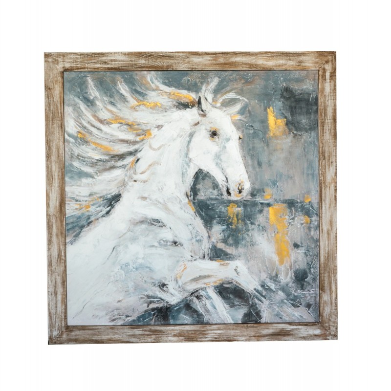 Artekko Canvasia Πολύχρωμος Πίνακας σε Καμβά με Ξύλινη Κορνίζα (120x3x120)cm