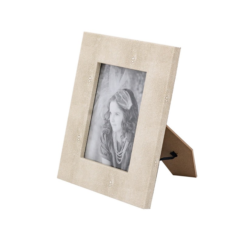 Artekko Lisa MDF Κορνίζα με Γκρι Τεχνόδερμα για Φωτογραφία 4.5x6.5