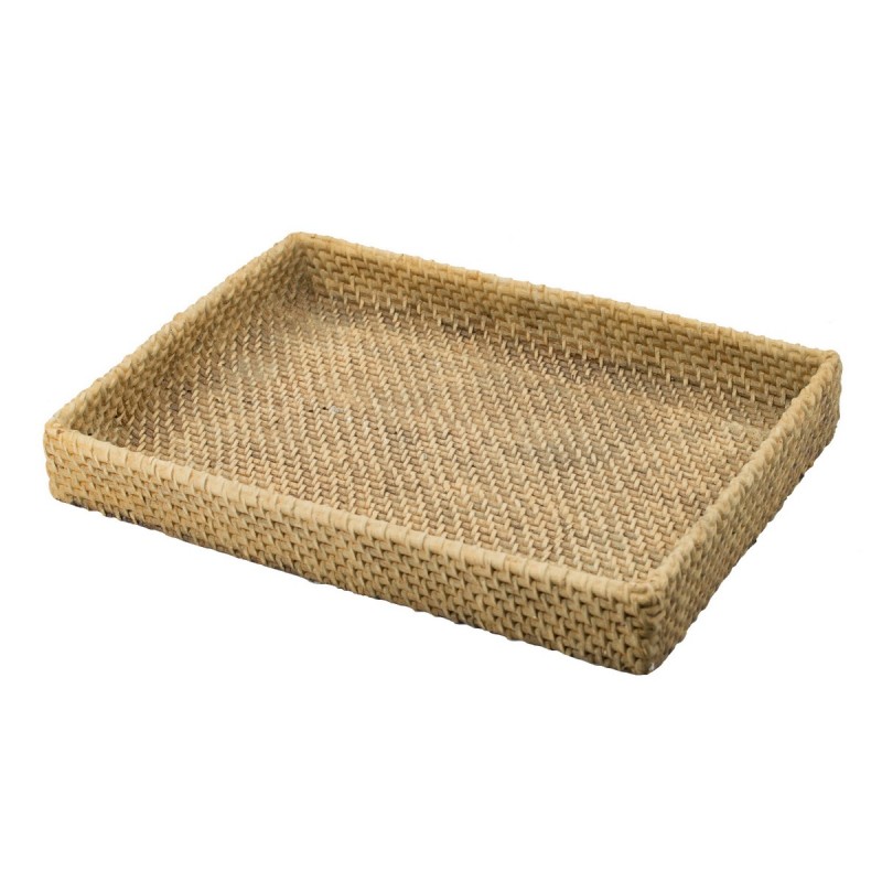 Artekko Knitt Δίσκος Διακοσμητικός με Χειρολαβή Τσιμέντο Μπεζ (44x33x7)cm