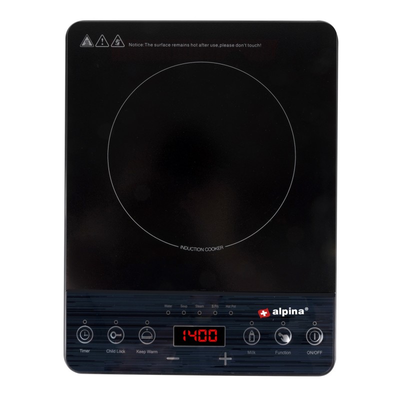 Επαγωγική Εστία Μονή 2000W ALPINA