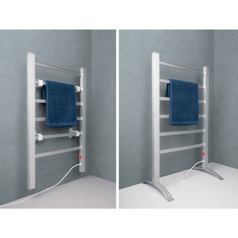 Ηλεκτρική Κρεμάστρα Πετσετών 2-Σε-1 6 Θέσεων Με Τηλεχειριστήριο Λευκό 100W DIRT DEVIL