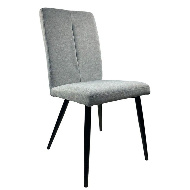 Καρέκλα Τραπεζαρίας ArteLibre FANDANGO Γκρι/Μαύρο Ύφασμα/Μέταλλο 43x56x97cm