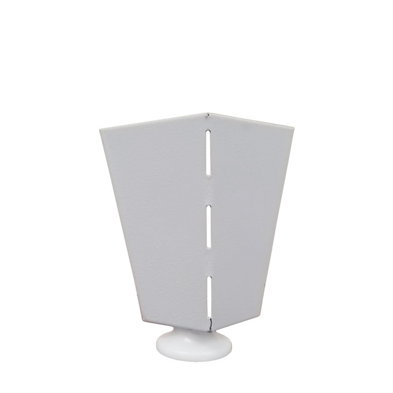 Πόδια Στήριξης Ανοιχτό Γκρι Μέταλλο 10cm