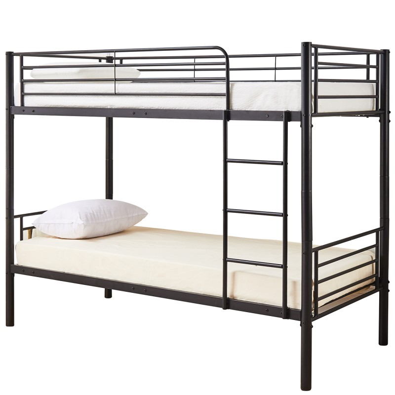 Κουκέτα ArteLibre ELKHORN Μαύρο Για Στρώμα 90x190cm