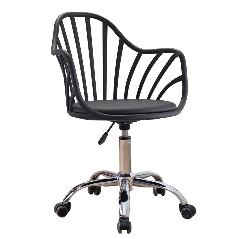 Καρέκλα Γραφείου SRI-LANKA Μαύρο PP/PU 56.5x55.5x83cm