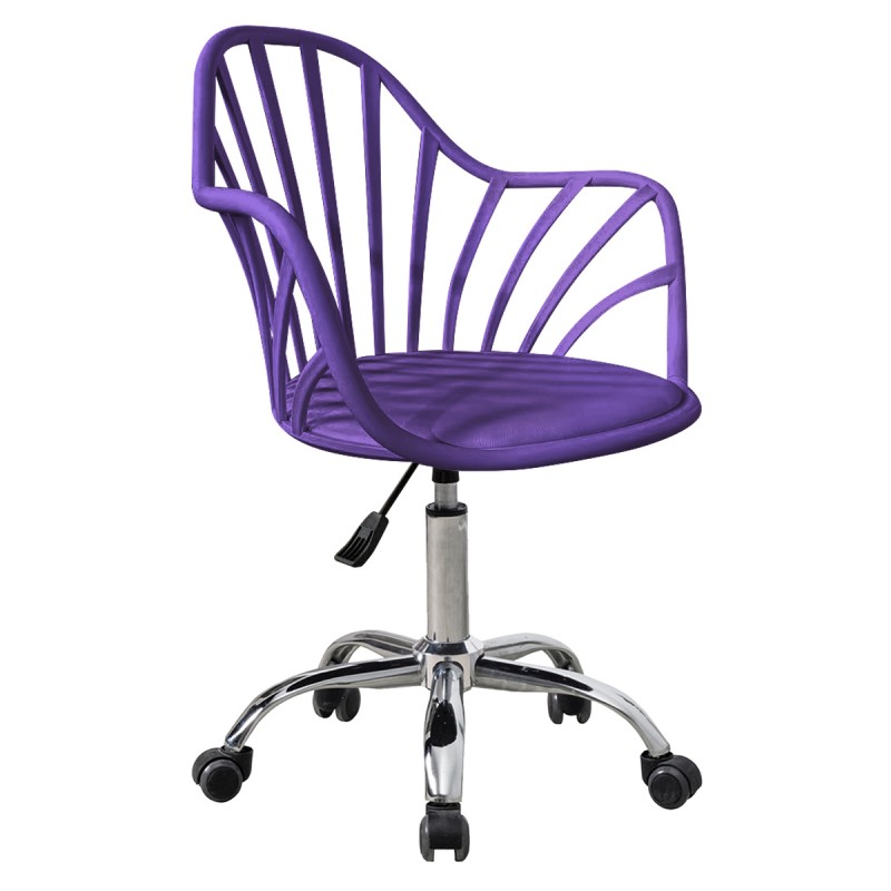 Καρέκλα Γραφείου SRI-LANKA Μοβ PP/PU 56.5x55.5x83cm