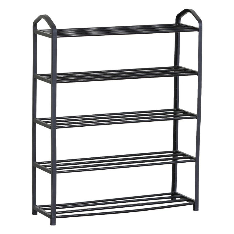 Παπουτσοθήκη ArteLibre DOZER Με 5 Ράφια Μαύρο Μέταλλο 62x20x79cm Παπουτσοθήκη ArteLibre DOZER Με 5 Ράφια Μαύρο Μέταλλο 62x20x79cm