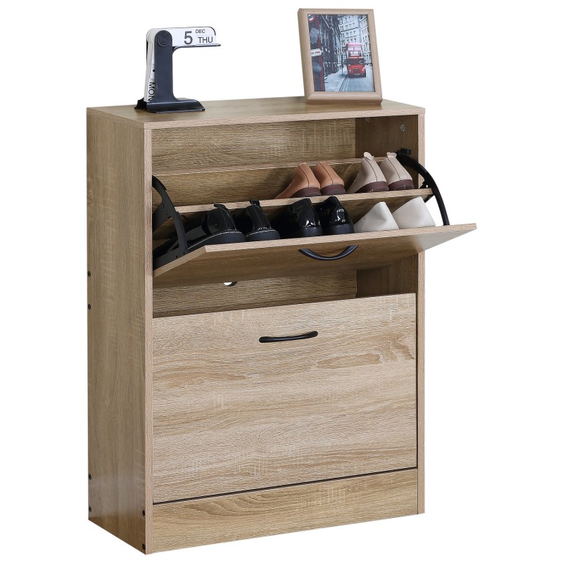 Παπουτσοθήκη ArteLibre BRANTLEY Δρυς Μοριοσανίδα 60x24x81cm Παπουτσοθήκη ArteLibre BRANTLEY Δρυς Μοριοσανίδα 60x24x81cm