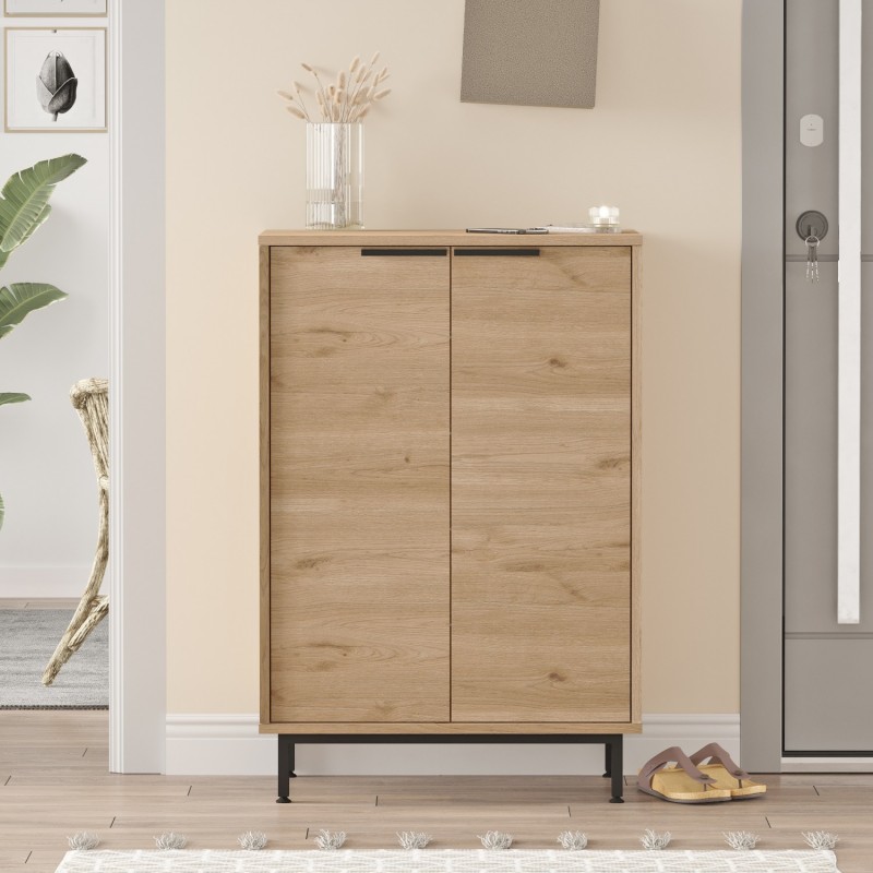 Παπουτσοθήκη ArteLibre BUTE Φυσικό Μοριοσανίδα/Μελαμίνη 105.6x35.5x72cm Παπουτσοθήκη ArteLibre BUTE Φυσικό Μοριοσανίδα/Μελαμίνη 105.6x35.5x72cm