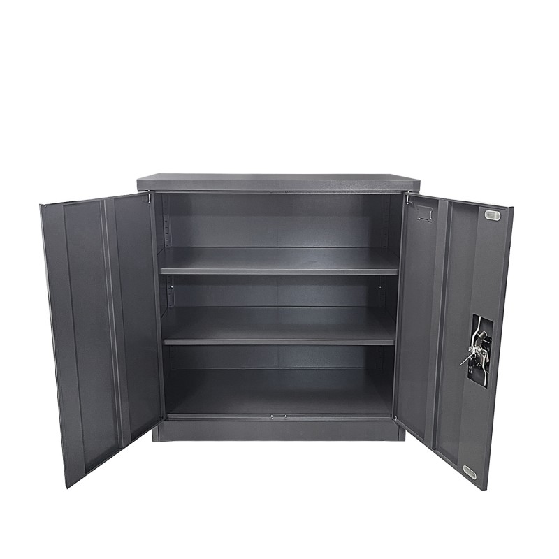 Ντουλάπι DUILIN Σκούρο Γκρι Μέταλλο 91x90x40cm