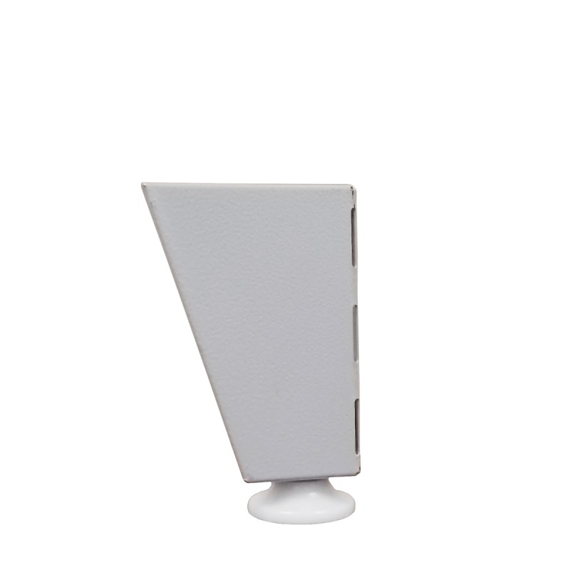 Πόδια Στήριξης Ανοιχτό Γκρι Μέταλλο 10cm