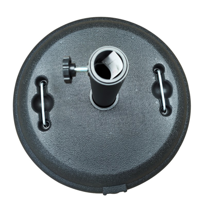 Βάση Ομπρέλας KODIAK 22kg Μαύρο Τσιμέντο/Πλαστικό 46.5x33cm