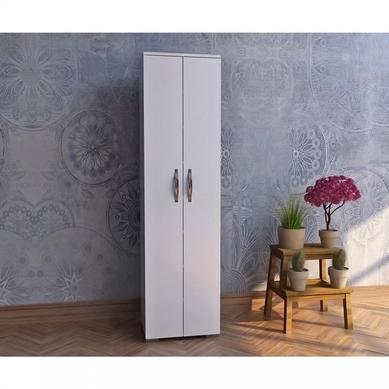 Ντουλάπι JUDELINE Λευκό Μοριοσανίδα 50x35x183cm