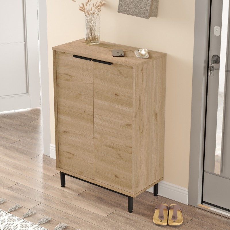 Παπουτσοθήκη ArteLibre BUTE Φυσικό Μοριοσανίδα/Μελαμίνη 105.6x35.5x72cm Παπουτσοθήκη ArteLibre BUTE Φυσικό Μοριοσανίδα/Μελαμίνη 105.6x35.5x72cm