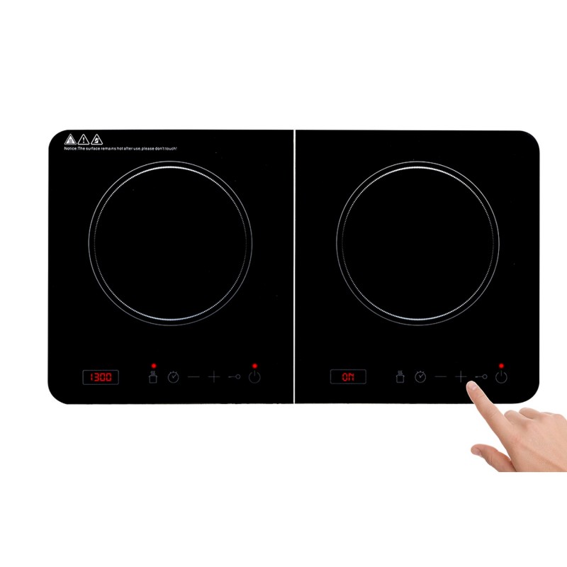 Επαγωγική Εστία Διπλή 3500W ALPINA