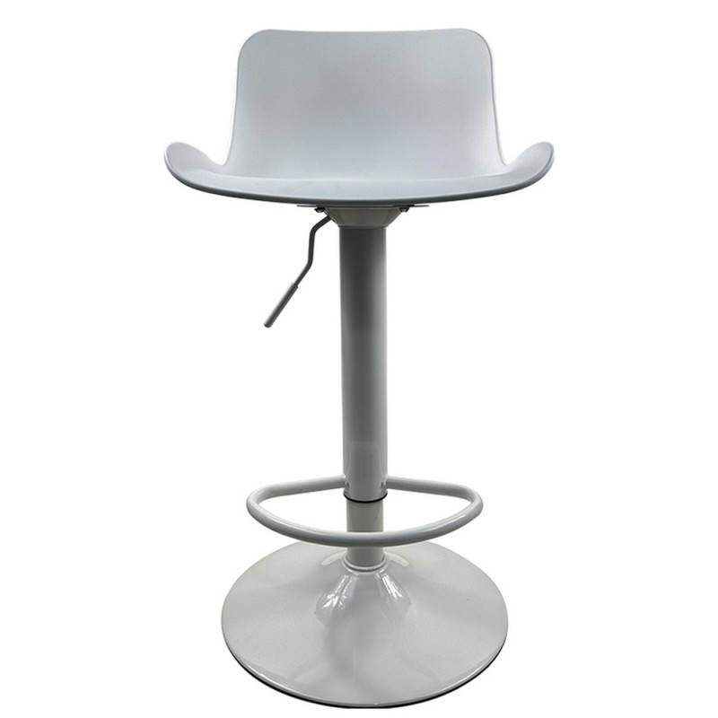 Σκαμπό Bar ArteLibre QUERIDA Λευκό PP/Μέταλλο 44x45x58/81-79/102cm