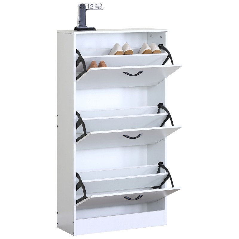 Παπουτσοθήκη ArteLibre BRANTLEY Λευκό Μοριοσανίδα 60x24x116cm Παπουτσοθήκη ArteLibre BRANTLEY Λευκό Μοριοσανίδα 60x24x116cm