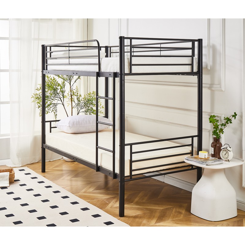 Κουκέτα ArteLibre ELKHORN Μαύρο Για Στρώμα 90x190cm