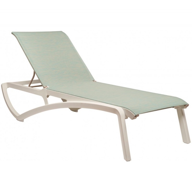 Sunset ξαπλώστρα T35 - Heather turquoise 192x78x39cm