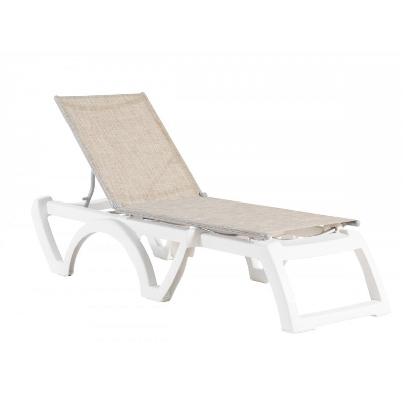 Jamaica beach ξαπλώστρα T42 - Straw 190x70x38cm