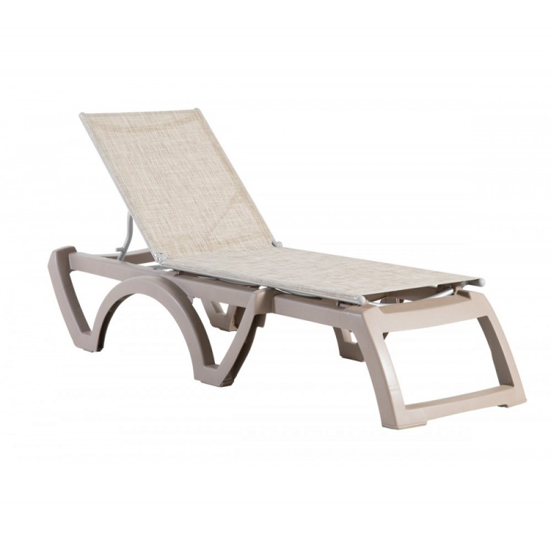 Jamaica beach ξαπλώστρα T42 - Straw 190x70x38cm