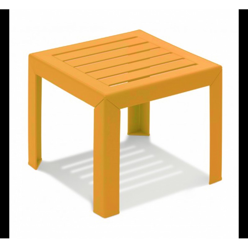 Miami χαμηλό τραπεζάκι 737 Mustard yellow 40cm x 40cm x 35cm