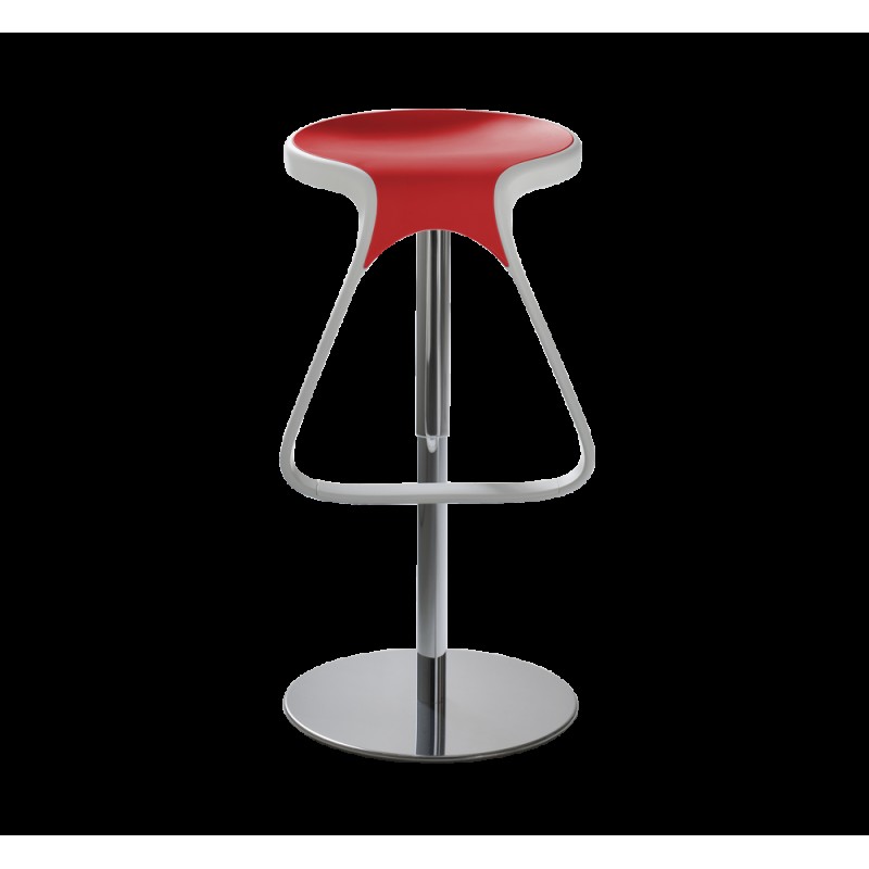 Octo μεταλλικό σκαμπό bar Xρώμιο 40x40x75cm