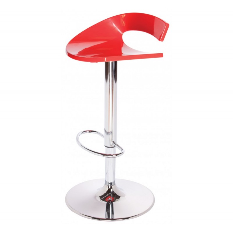 Swing A/AV σκαμπό bar 06-Red 41x41xH91(60-75)cm