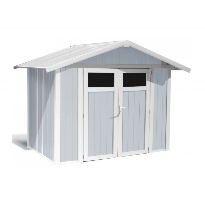 Utility Garden Home 4,9m² 22805137 - ΓΚΡΙ - ΜΠΛΕ Εξωτερική διάσταση: 2,42x2,02xH2,36m