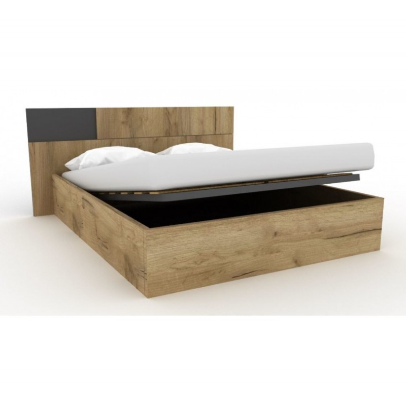 Forest κρεβάτι Με αποθηκευτικό χώρο Για στρώμα 160x200cm