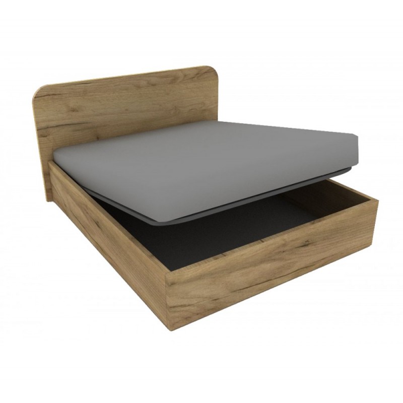 Sixties κρεβάτι Με αποθηκευτικό χώρο Για στρώμα 160x200cm