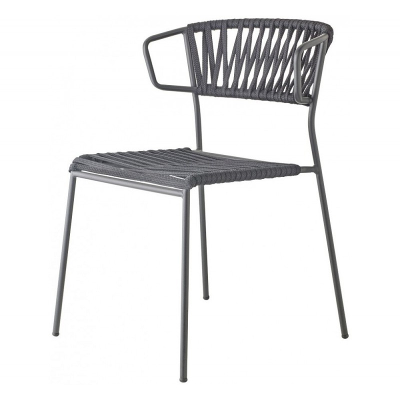 LISA FILO (2869) πολυθρόνα N80 Black 52x60x78(45)cm τιμη 1 τμχ 